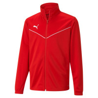 PUMA teamRISE Trainingsjack Kids Rood Wit