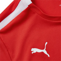 PUMA TeamLiga Kids Football Shirt Red White
