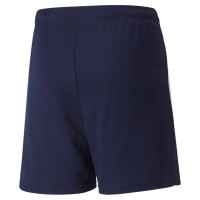 PUMA TeamLiga Kids Football Shorts Dark Blue White