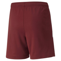 PUMA teamLIGA Voetbalbroekje Kids Bordeauxrood Wit