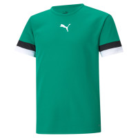 PUMA teamRISE Voetbalshirt Kids Groen Zwart Wit