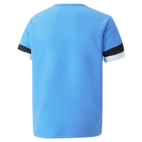PUMA teamRISE Voetbalshirt Kids Lichtblauw Zwart Wit