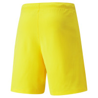 PUMA TeamRise Football Shorts Yellow Black