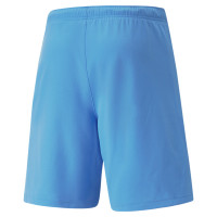 PUMA teamRISE Voetbalbroekje Lichtblauw Wit