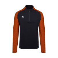 Robey Performance Half-Zip Tracksuit Black Orange