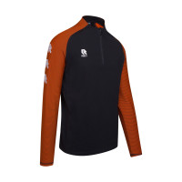 Robey Performance Half-Zip Tracksuit Black Orange