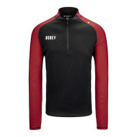 Robey Performance Half-Zip Trainingspak Zwart Rood