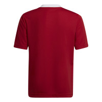 adidas Entrada 22 Kids Football Shirt Red White