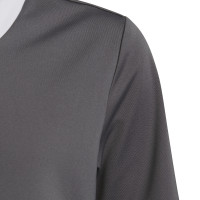 adidas Entrada 22 Kids Football Shirt Dark Grey White