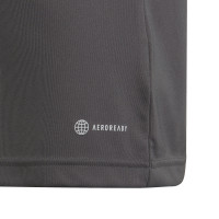 adidas Entrada 22 Kids Football Shirt Dark Grey White