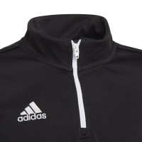 adidas Entrada 22 Training sweater 1/4-Zip Kids Black White