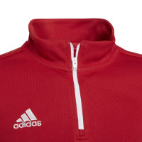 adidas Entrada 22 Training sweater 1/4-Zip Kids Red White