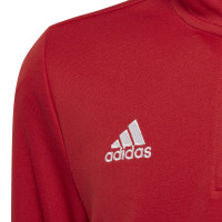 adidas Entrada 22 Training sweater 1/4-Zip Kids Red White