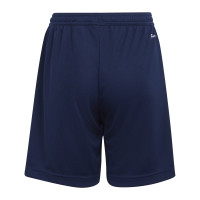 adidas Entrada 22 Kids Football Shorts Dark Blue White