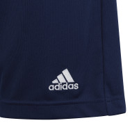 adidas Entrada 22 Kids Football Shorts Dark Blue White