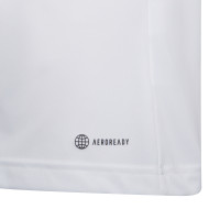 adidas Entrada 22 Kids Football Shirt White Black