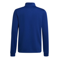 adidas Entrada 22 Trainingstrui 1/4-Zip Kids Blauw Wit