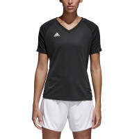 adidas TIRO17 Trainingsshirt Vrouwen Black Dark Grey White