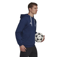 adidas Entrada 22 Sweat Hoodie Donkerblauw Wit