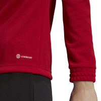 adidas Entrada 22 Trainingstrui 1/4-Zip Dames Rood Wit