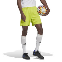adidas Entrada 22 Football Shorts Yellow White