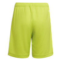 adidas Entrada 22 Kids Football Shorts Yellow White