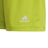 adidas Entrada 22 Kids Football Shorts Yellow White