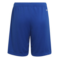 adidas Entrada 22 Kids Football Shorts Blue White
