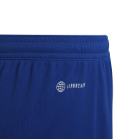 adidas Entrada 22 Kids Football Shorts Blue White