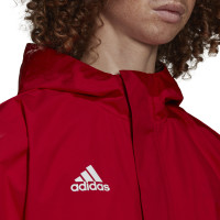 adidas Entrada 22 All-Weather Jacket Red White