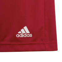 adidas Entrada 22 Kids Football Shorts Red White