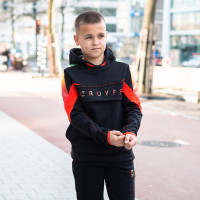 Cruyff Split Trainingspak Kids Zwart Multi