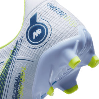 Nike Mercurial Vapor 14 Academy Gras / Kunstgras Voetbalschoenen (MG) Grijs Donkerblauw Geel