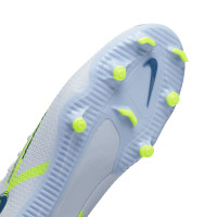 Nike Phantom GT2 Academy Dynamic Fit Gras / Kunstgras Voetbalschoenen (MG) Grijs Donkerblauw