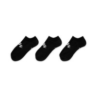 Nike Sportswear Everyday Essential Enkelsokken 3-Pack Zwart Wit