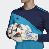adidas Predator Match Keepershandschoenen Wit Blauw