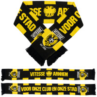 Vitesse Fansjaal (gebreid) Zwart