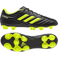 adidas COPA 19.4 FG Voetbalschoenen Zwart Zilver Geel
