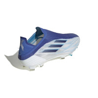 adidas X Speedflow+ Gras Voetbalschoenen (FG) Wit Blauw