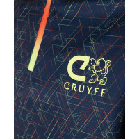 Cruyff Corner Trainingspak Kids Donkerblauw Oranje