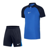 Nike Academy Pro Polo Trainingsset Blauw Donkerblauw