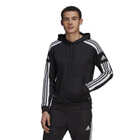 adidas Squadra 21 Hoodie Zwart Wit - Voetbalshop.nl