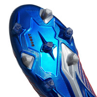 adidas PREDATOR 19+ FG Voetbalschoenen Blauw Zilver Rood