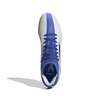 adidas X Speedflow.3 Gras / Kunstgras Voetbalschoenen (MG) Wit Blauw