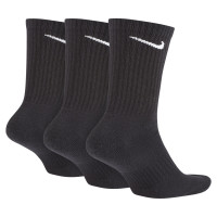 Nike Everyday Cushioned Sports Socks 3 Pack Black