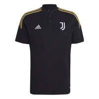 adidas Juventus Polo 2022-2023 Zwart Goud Wit
