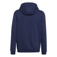adidas Entrada 22 Sweat Hoodie Kids Donkerblauw Wit