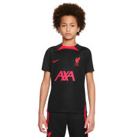 Nike Liverpool Strike Trainingsshirt 2022-2023 Kids Zwart Rood