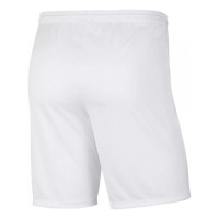 Nike Dri-FIT Park III Kids Football Shorts White Blue