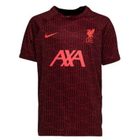 Nike Liverpool Pre Match Trainingsshirt 2022-2023 Rood Bordeauxrood Rood